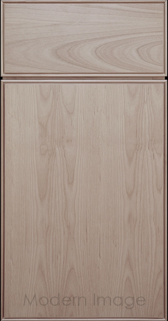 Dallas Ghost matte stain slim shaker cabinet, featuring narrow stiles, rails, and a distinct groove around the flat panel.